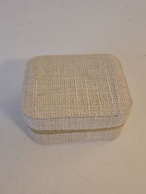 Taylor Madison Designs Cream Jewelry Travel Case